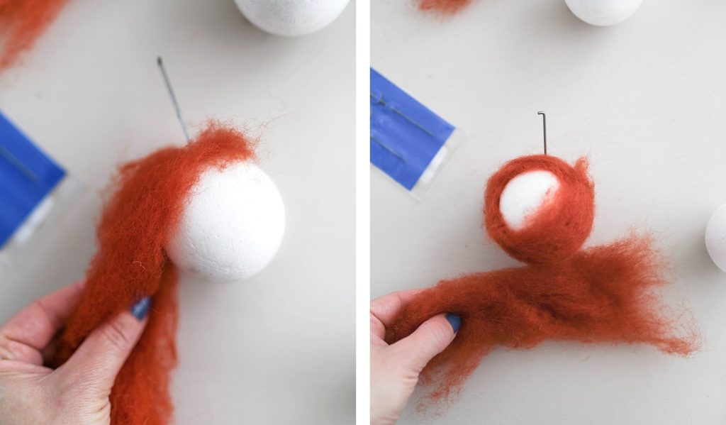 Herbstliche DIY-Deko: Mini-Kürbisse mit der Nadel filzen