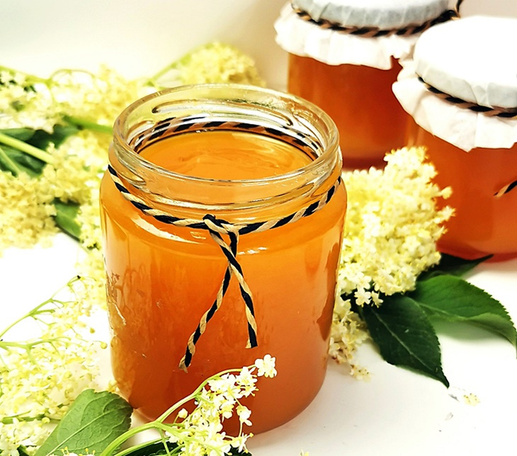Mandarinen-Holunderblütengelee mit wenig Zucker – Rezept